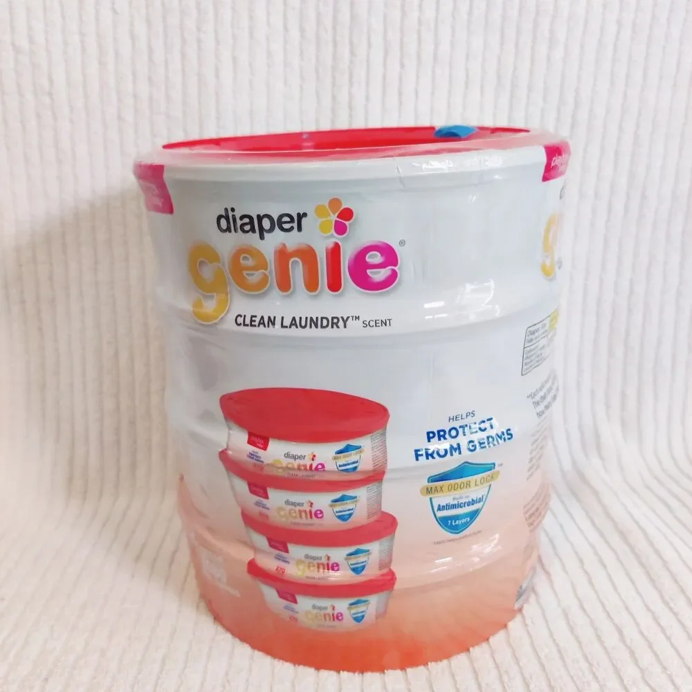 Playtex Baby Diaper Genie Clean Odor Lock Laundry Scent Refills 1080ct - 4 pack